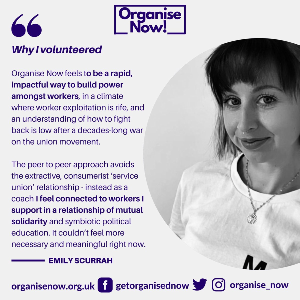 Here is why you should volunteer for #organisenow 👇

Join the team here&gt;&gt; organisenow.org.uk/volunteer-help