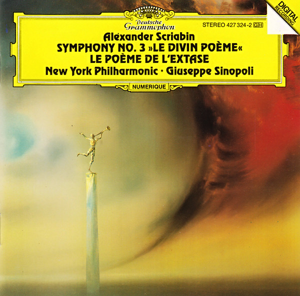 shostakovichian's tweet photo. TESOROS DEL ARCHIVO (25)
Alexander Scriabin
SYMPHONIE Nr. 3 "LE DIVIN POEME"
New York Philharmonic
Dir: Giuseppe Sinopoli (n. 02.11.1946)
(DG)
#OTD #ClassicalCollection #Scriabin #Sinopoli #DG #ReferenceRecording #thisdayinmusic #HappyBirthday #NYPhil https://t.co/gxl8E4r8KH