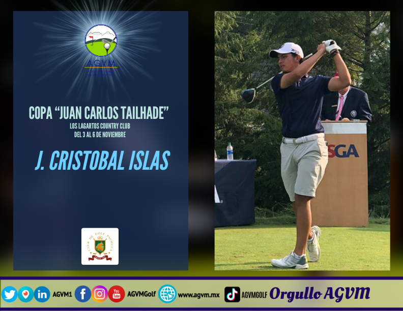 AGVM1's tweet photo. #AGVM | La AGVM le desea el mayor de los éxitos al golfista J. Cristobal Islas en el "Copa “Juan Carlos Tailhade”, torneo de la #AAG 
😎🏅🏆🤩⛳
#OrgulloAGVM 
⛳ #JCristobalIslas · #CGPachuca https://t.co/VpwgJGh4Av
