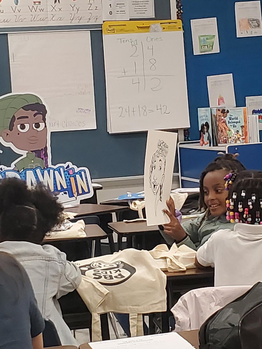 TeachingInRoom9's tweet photo. "How did you become a writer?" "How did Halftone escape?" Just a few questions curious students asked Isaac Reed, writer and co-founder of @lionforge at their Drawn In Power Hour graduation. Thank you, Mr. Reed, for sharing your talent &amp; love of comics w/ @SLPS_INFO. #getdrawnin https://t.co/gPpw88QKib