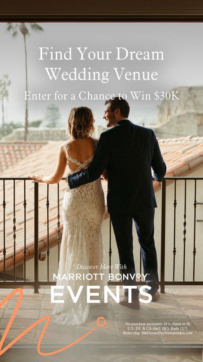 Looking to win the Wedding of your dreams?? 💍💒💭 Enter to win:
aloft.ht/6010Ms4m4