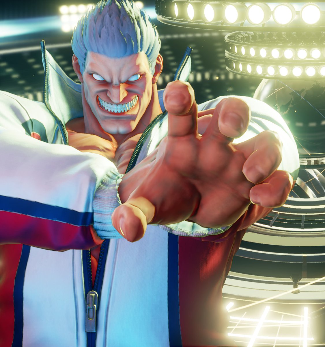 JoelMaster64's tweet photo. #tracksuit #Dictator NEEDS A HAT!!! THANK YOU! @StreetFighter https://t.co/rEhSt1z8yS