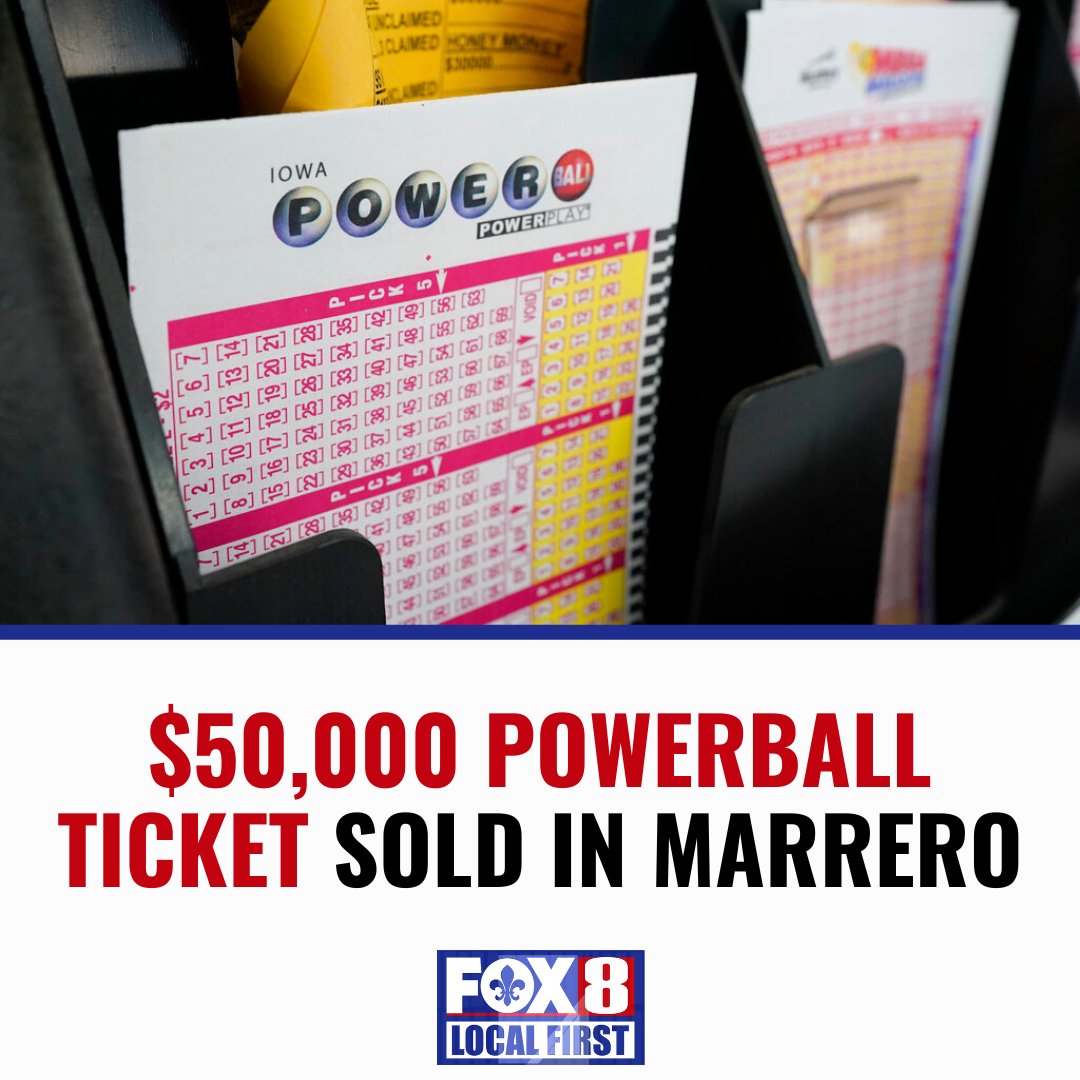 FOX 8 New Orleans on Twitter "Check your Powerball tickets! There's
