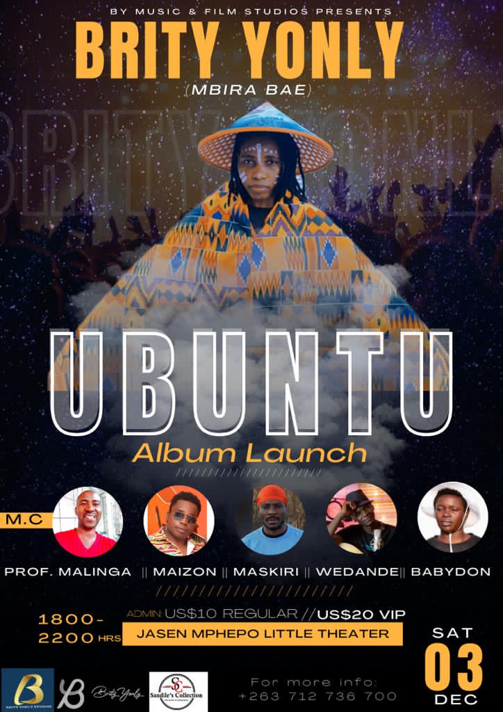 FameFactoryZim's tweet photo. Save the date.
Mbira Bae @BrityYonlyy will be launching her new album Ubuntu at Jason mphepo little Theatre on 3 December.
 @weMaskiri will be supporting https://t.co/PW78wY2Mpf