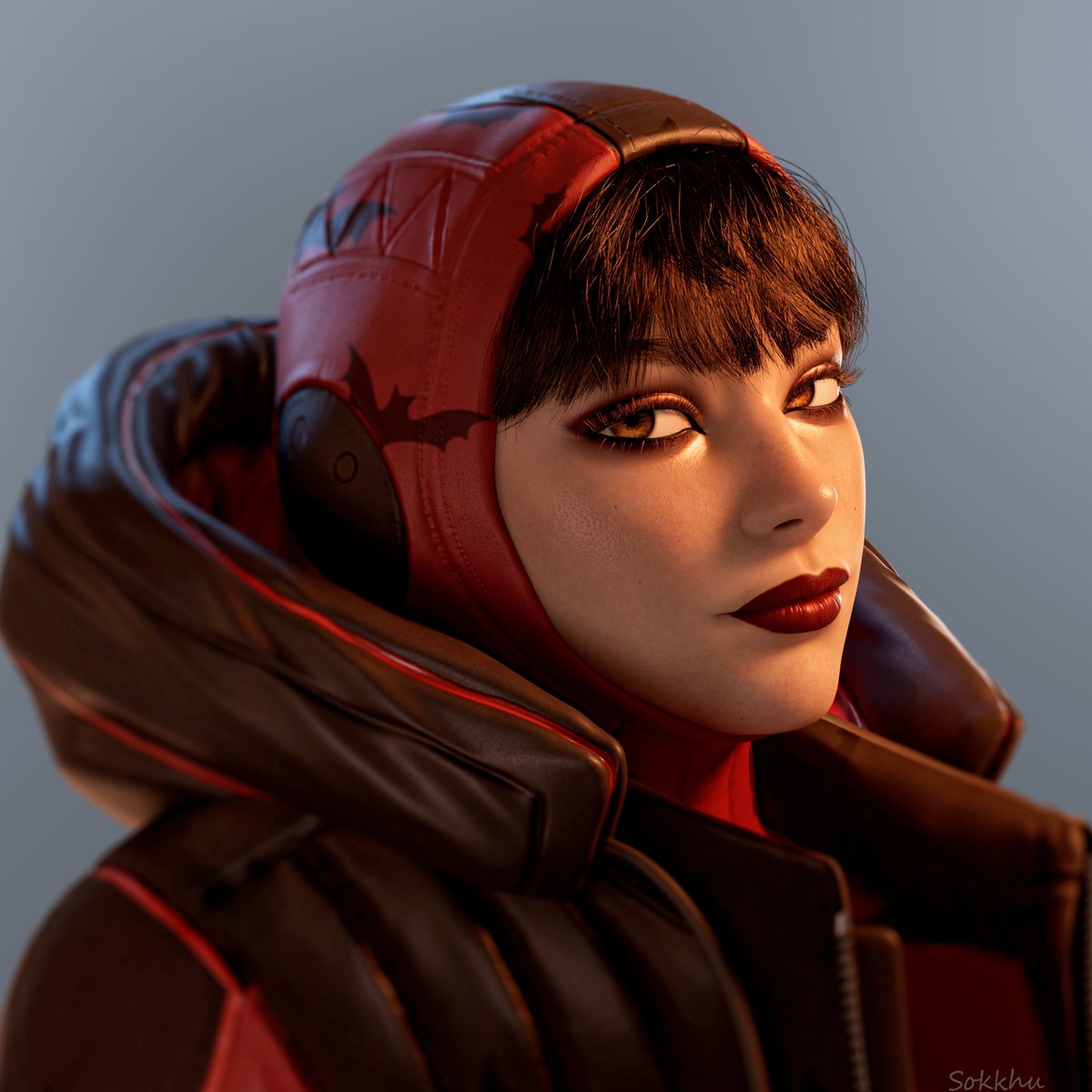 Natalie AKA sexy Wattson. I'm excited to share with you this personal project. It took me a lot of time and effort and I'm a bit nervous🥺 Hope you guys like it ^^. #Wattson #ApexLegends #ApexLegendsFanart #3D #Halloween #Respawn #Maya #Arnoldrender #zbrush  <a href="/PlayApex/">Apex Legends</a> <a href="/EA_Espana/">EA Spain</a>