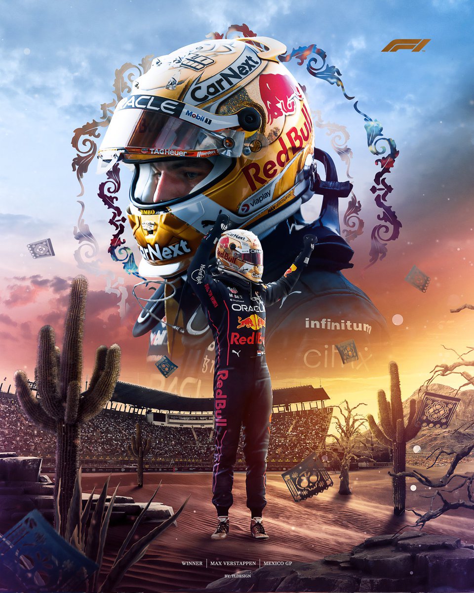 #MexicoGP #MaxVerstappen by @TLdesignn