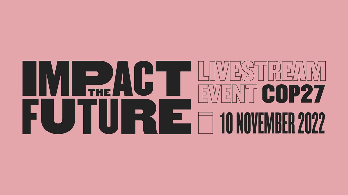IMPACT THE FUTURE is back! 🌐

Centered around the 17 UN Sustainable Development Goals, this year’s event will take place at <a href="/COP27P/">COP27</a> 
on November 10th, 2022.

Make sure to watch the Livestream event — Sign up here: linkedin.com/video/event/ur…

More details at impactthefuture.co