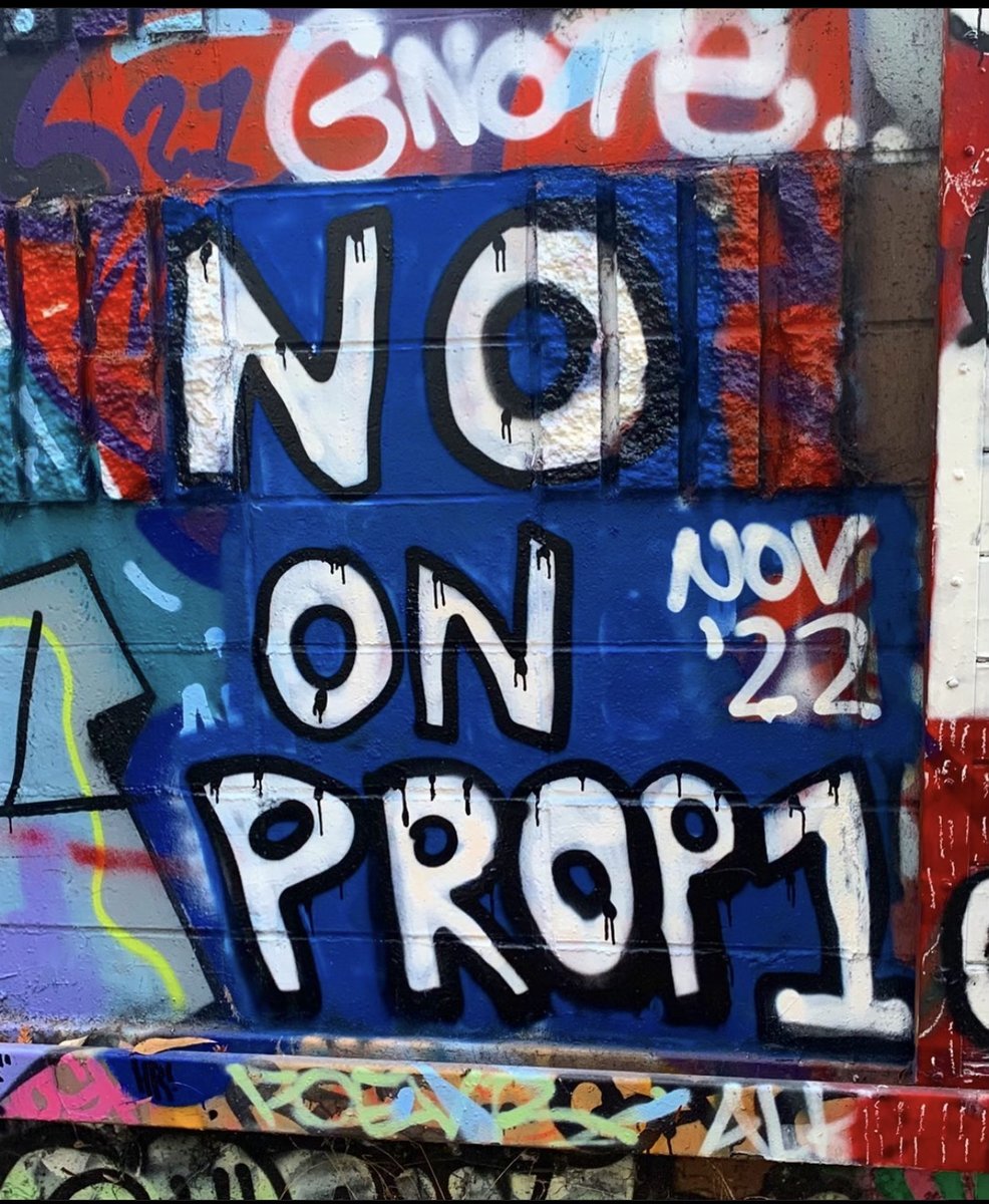 GRASSROOTS MOMENTUM: *535 volunteers* are phonebanking for #NoProp1 right now. Across the state we're seeing freeway billboards, yard signs, social shares, and yes, even a little tagging (!) Join our movement to say No Prop 1 right here → buff.ly/3T5lYjv