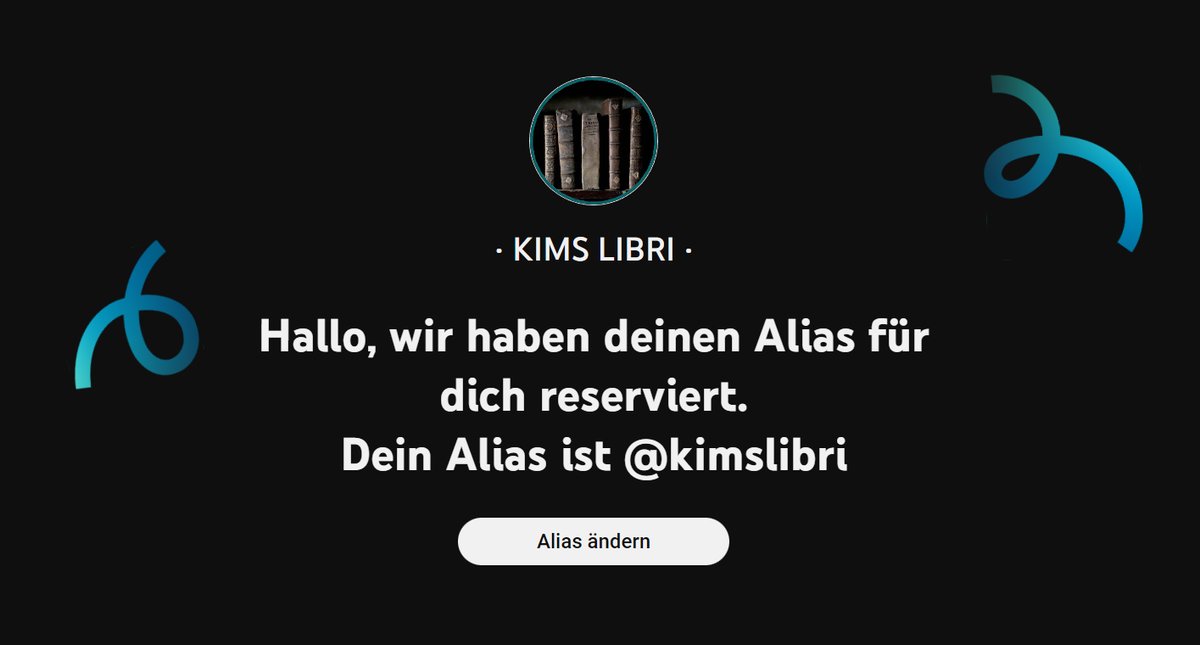 Okay, nun durfte ich mir auch endlich meinen Alias bei YouTube aussuchen 🖤

youtube.com/@kimslibri