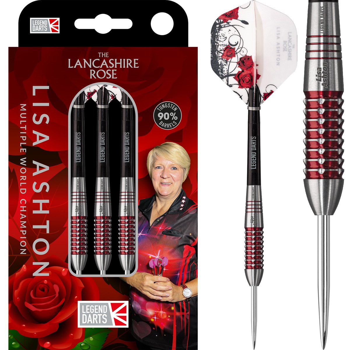 Congratulations to Lisa Ashton in finishing top of The Women's Series and winning a place at the Grand Slam of Darts and the World Championships, Lisa's darts are available from legenddarts.com