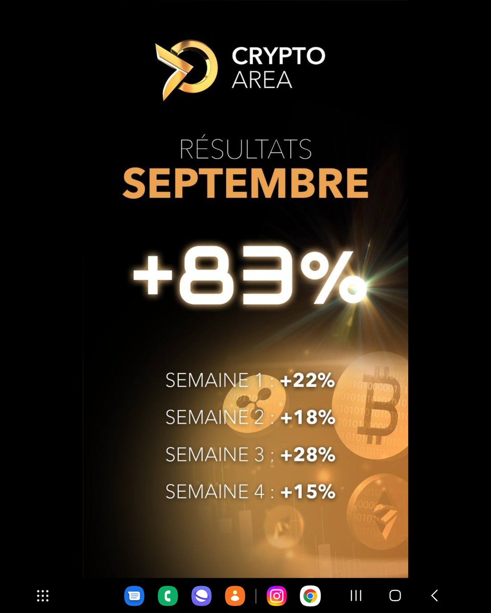 Résultats de septembre... on se met bien !
