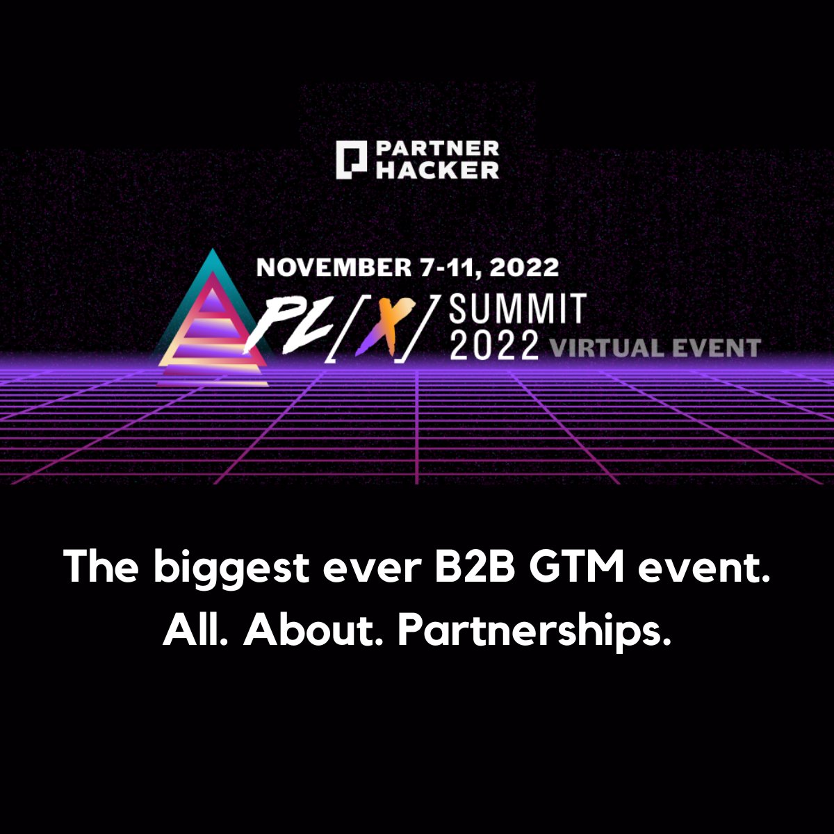 shiftparadigmco's tweet photo. Next week, @Partner_Hacker is bringing together leaders from startup, marketing, sales, product, and success for the first of its kind event - #PLXSummit.
All. About. #Partnerships.
Shift Paradigm will be there, will you?
Save your seat for FREE below.
https://t.co/BsCk5msJm9 https://t.co/33uPfRvXNx