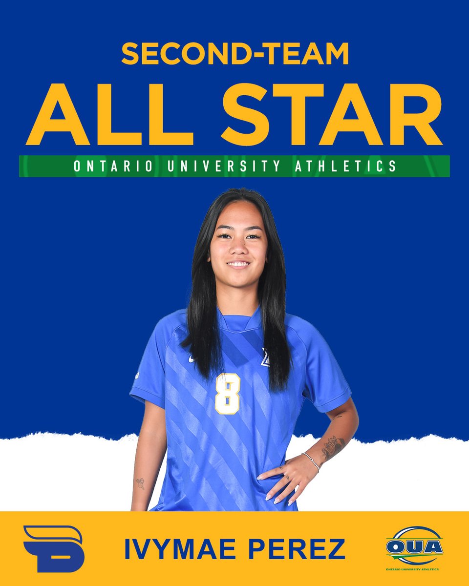 W⚽️ | Congratulations to @tmuboldwsoc's Ivymae Perez, named an #OUA all-star today! Ivy netted six goals this season to lead the Bold offence. More: tmubold.ca/news/2022/11/2…