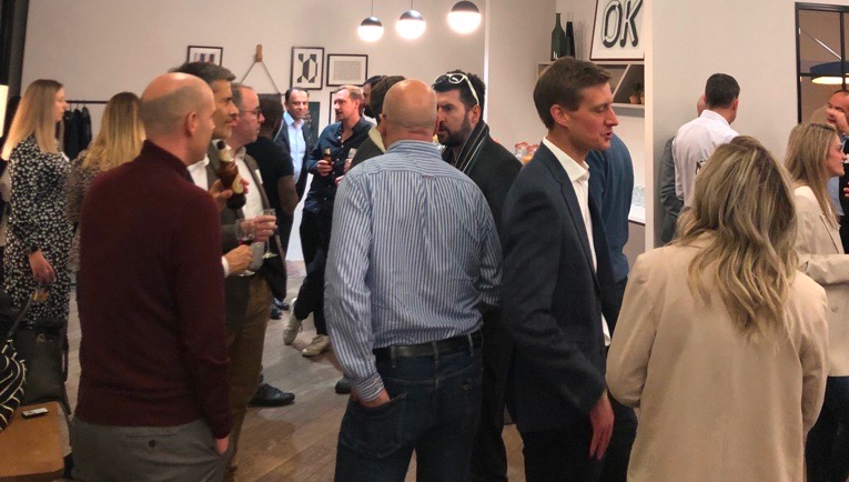 GBGplc's tweet photo. Here @ThinkRiseGlobal, the room is filling up for our #MissingCryptoQueen event with @JamieJBartlett and our guest panel of #crypto experts including @petermccormack, @amber_ghaddar, @GetCoinJar and @AlexBatlin #GBGcryptoLIVE #HomeOfFinTech #Buildtrust https://t.co/ow76A4eoAR