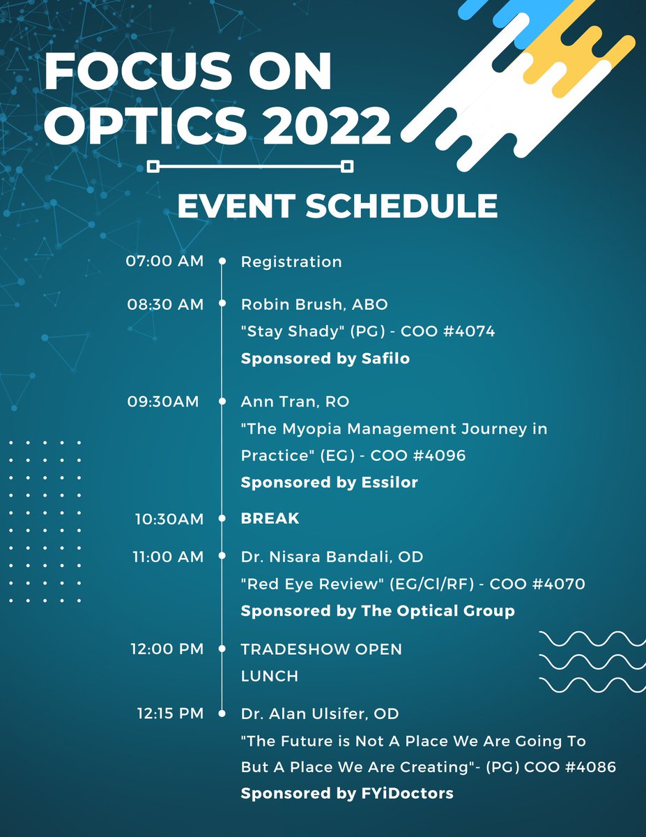 OOA_Frontline's tweet photo. REGISTRATION ENDS TOMORROW!

Focus ON Optics is going to be AMAZING This year!

Join us on November 6th at the Sheraton Parkway Toronto North Hotel &amp; Suites and SEE what everyone is talking about!

​Members: $90 + HST
Non-Members: $115 + HST

https://t.co/GMkLpbNuEc https://t.co/yPkcdIekf4