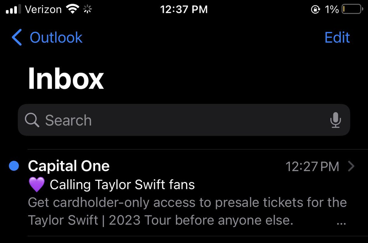 Not only have the swifties taken over my Twitter feed, they’ve infiltrated my email… I don’t want your presale!