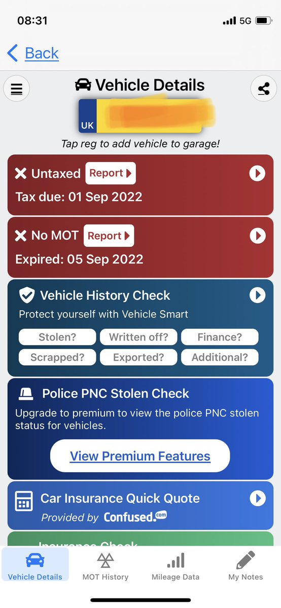 CP_VehiclePound's tweet photo. Another vehicle found by the team on Malton Road @MyBasford with No Tax or MOT, enforced &amp; removed this morning https://t.co/sqYLy4OdLn