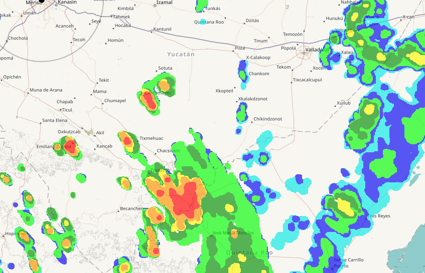 Meteorología Yucatán tweet media