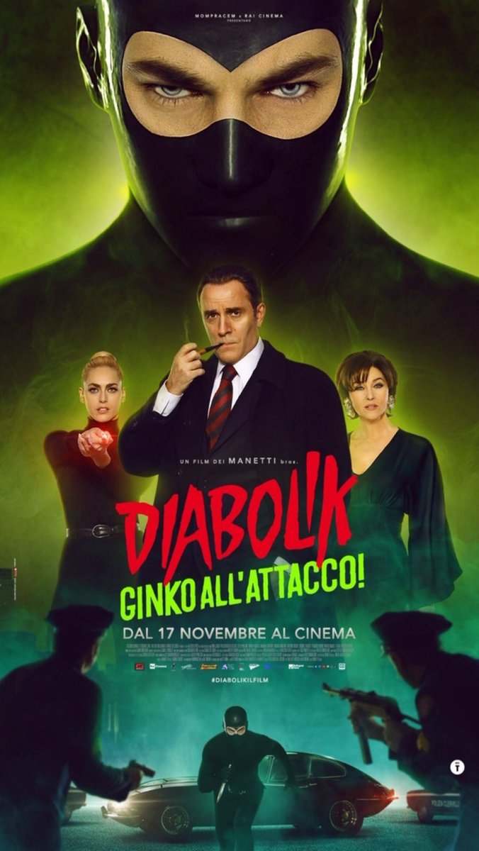 Nessuno di loro è disposto a perdere. 
Ecco il Poster Ufficiale di "Diabolik - Ginko all’attacco!", il secondo capitolo di #DiabolikIlFIlm, regia dei Manetti bros. Dal 17.11 al cinema.