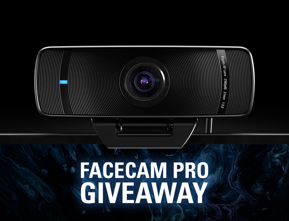 🎉 GIVEAWAY 🎉 We're giving away a Facecam Pro to one lucky winner! To enter: 1️⃣ Follow @elgato 2️⃣ RT & ♥ Winner will be chosen November 9th.