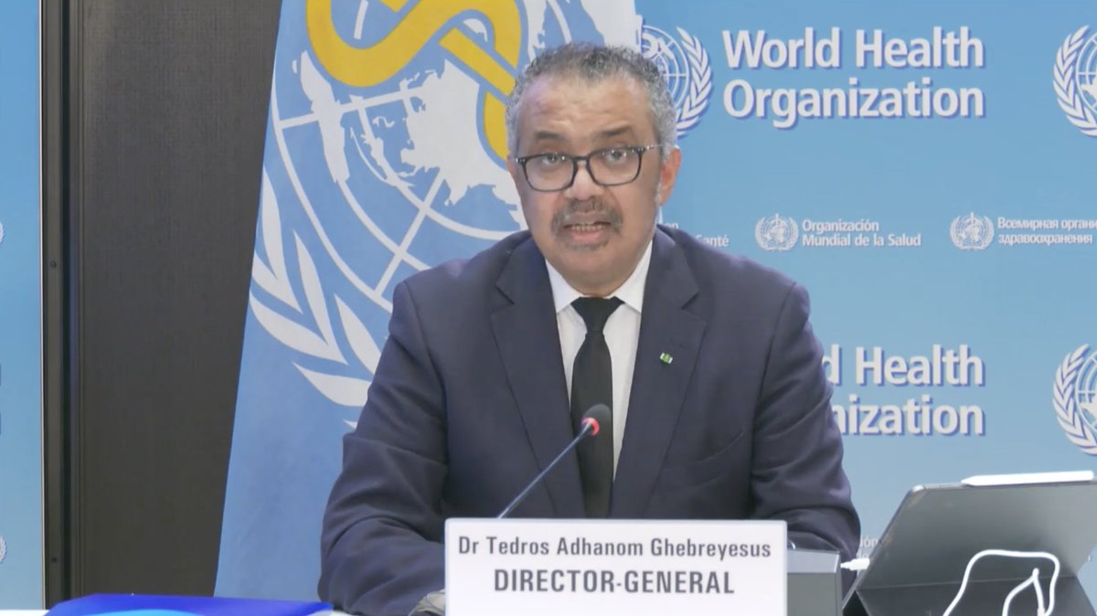 'Next week is #COP27, where countries will assess progress towards the target of limiting global warming to 1.5 degrees Celsius above pre-industrial levels. Meeting that target will have massive benefits for human health; failing to meet it comes with massive risks.'- @DrTedros