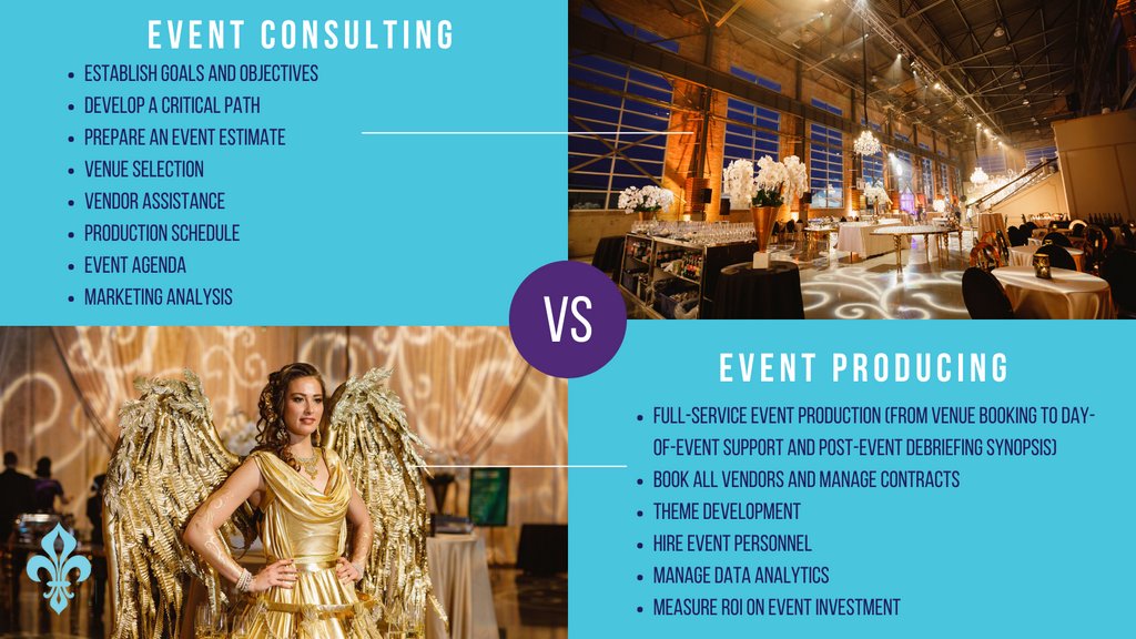 Will your event need an #EventConsultant or #EventProducer?

👇Check out the differences between the two to help you decide!

#SharonBonnerConsulting #SBC #EventPlanning
