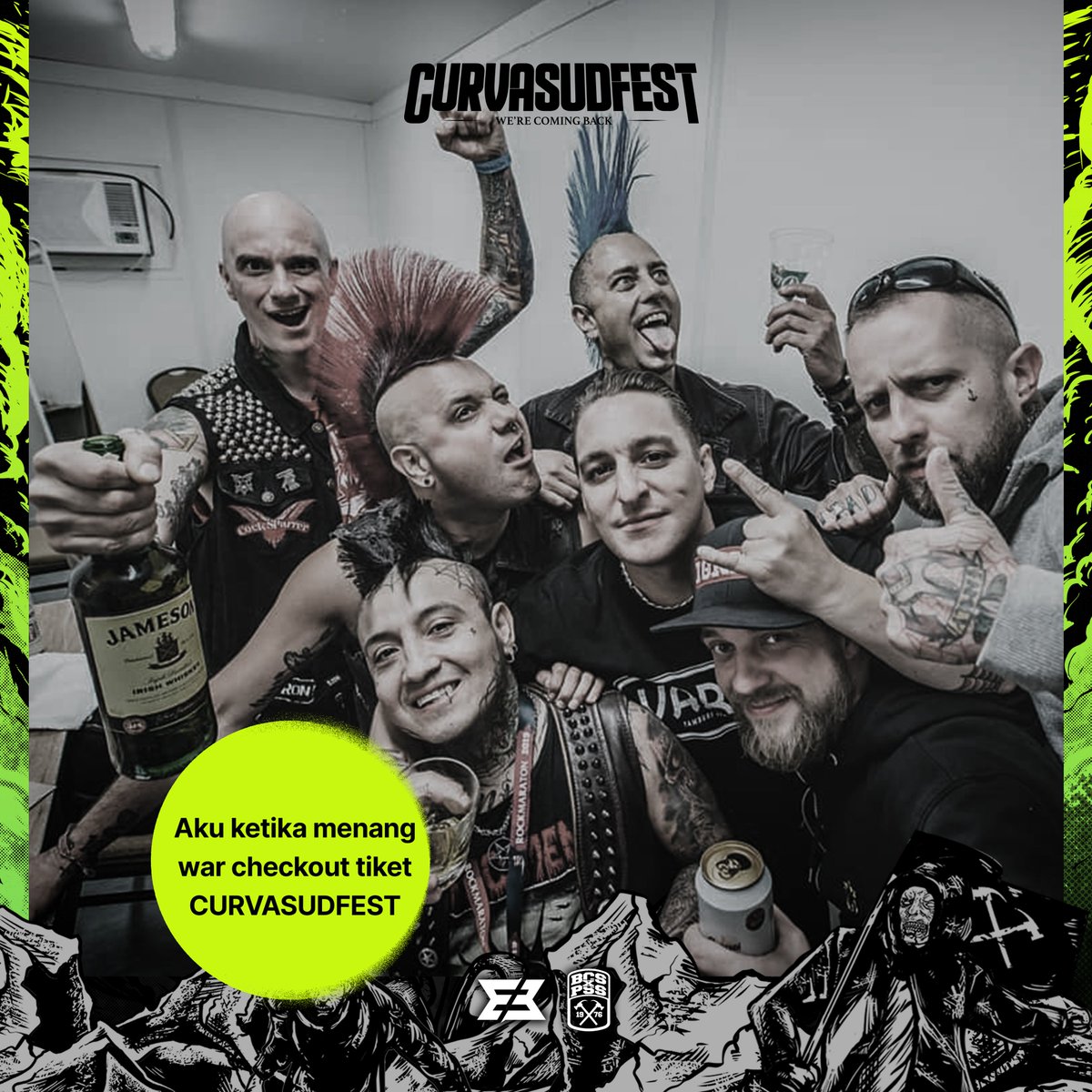event_bcs's tweet photo. Pap seko konco-konco cedaku sing nang UK! 🍻

#CurvaSudFest https://t.co/sGOWnTlKjm