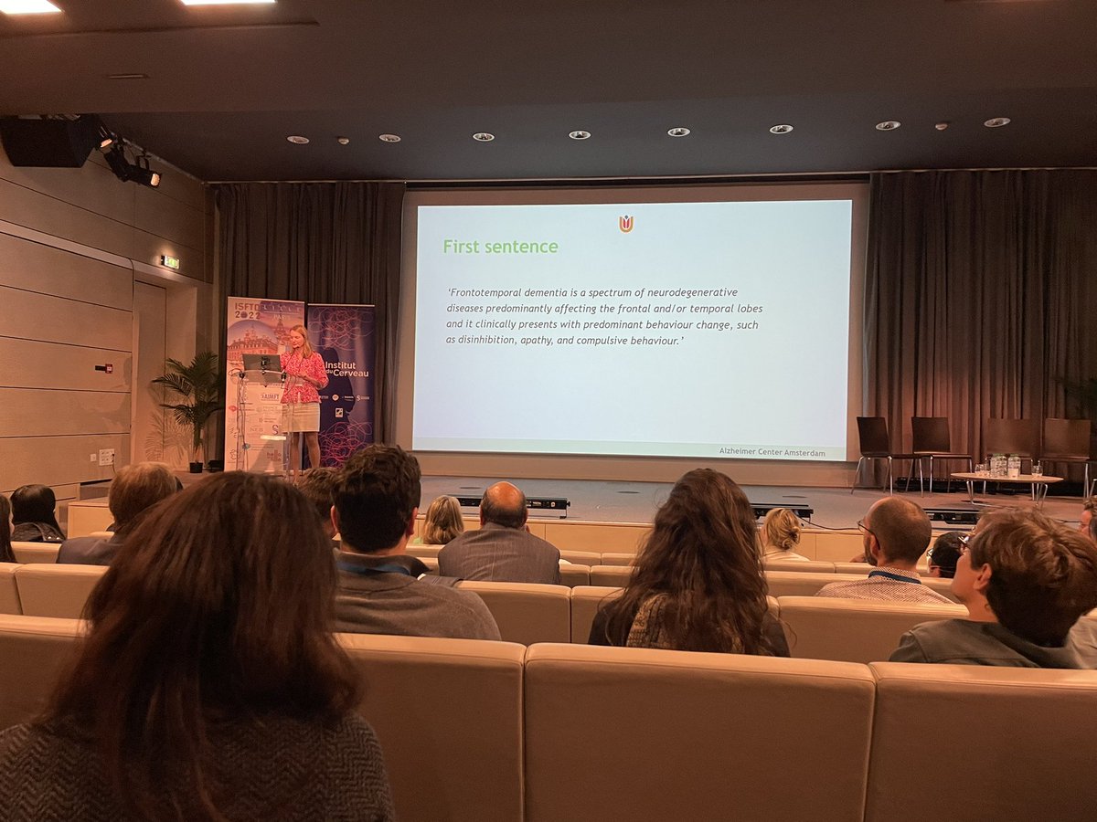 Floor Duits (@duitsfloor) on Twitter photo Yolande Pijnenburg urges to write a more creative opening sentence in our papers on FTD ;) <a href="/isftd/">International Society for Frontotemporal Dementias</a> <a href="/AlzheimerAms/">Alzheimercentrum Amsterdam (inactief)</a> #ISFTD2022 #Paris Yolande Pijnenburg urges to write a more creative opening sentence in our papers on FTD ;) <a href="/isftd/">International Society for Frontotemporal Dementias</a> <a href="/AlzheimerAms/">Alzheimercentrum Amsterdam (inactief)</a> #ISFTD2022 #Paris