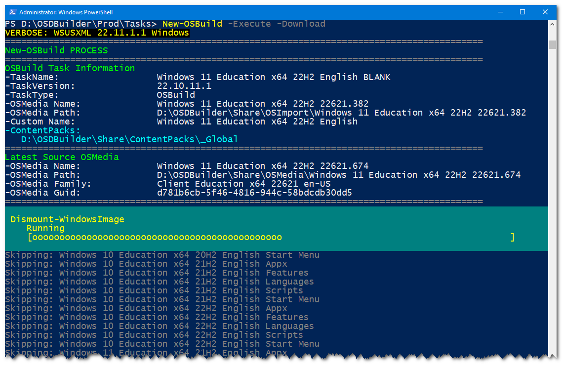 manelrodero's tweet photo. @MMelkersen @jarwidmark @SeguraOSD And creating #OSBuild also works as expected with this updated #OSMedia.
How much work David saves us with his tool ;-)
#OSDBuilder #OSD #MDT https://t.co/9BsbUgwCaD