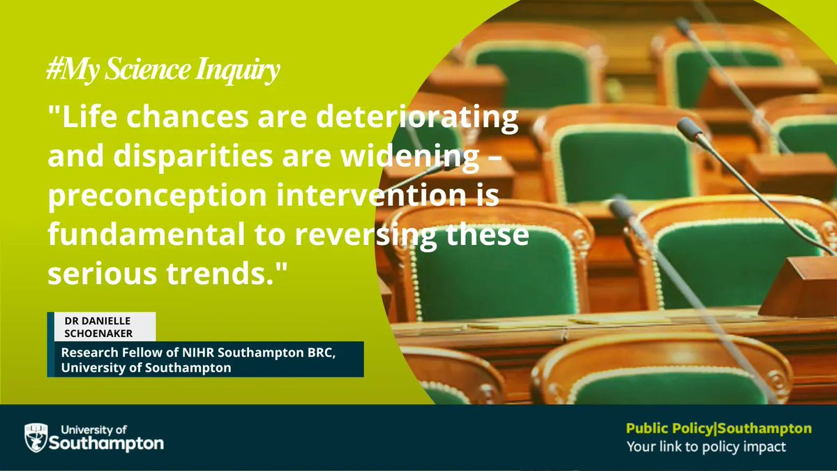 PublicPolicyUoS's tweet photo. Our researchers @D_Schoenaker of @SouthamptonBRC @UoS_Medicine,
@KeithMGodfrey, @Dr2NisreenAlwan, Prof Judith Stephenson responded to @UKParliament's #MyScienceInquiry with the proposal regarding #women's #health #preconception strategy. #science
Doc: https://t.co/HABBz5TPrn https://t.co/BNNVJ8omFx