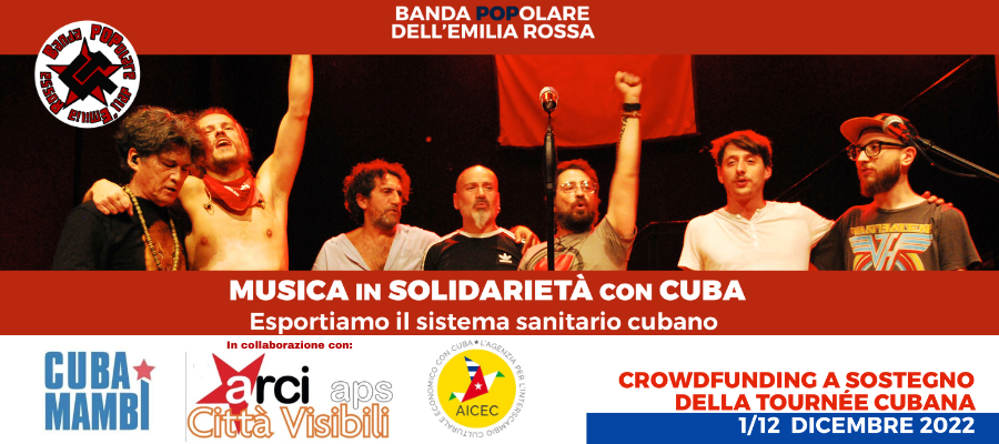 CubaAicec's tweet photo. 🔴LA BANDA IN TOUR A CUBA!🔴
ESPORTIAMO LA SANITÀ CUBANA!
💙 Dona ora!
👉 LINK https://t.co/iSWcGNE2OS
#AICEC sostiene la @BandaPopolare nella sua raccolta fondi, fondamentale per poter portare al #FestivalChocolateconCafé la loro musica in solidarietà a #Cuba ed il suo popolo. https://t.co/UjhGBb8XIM