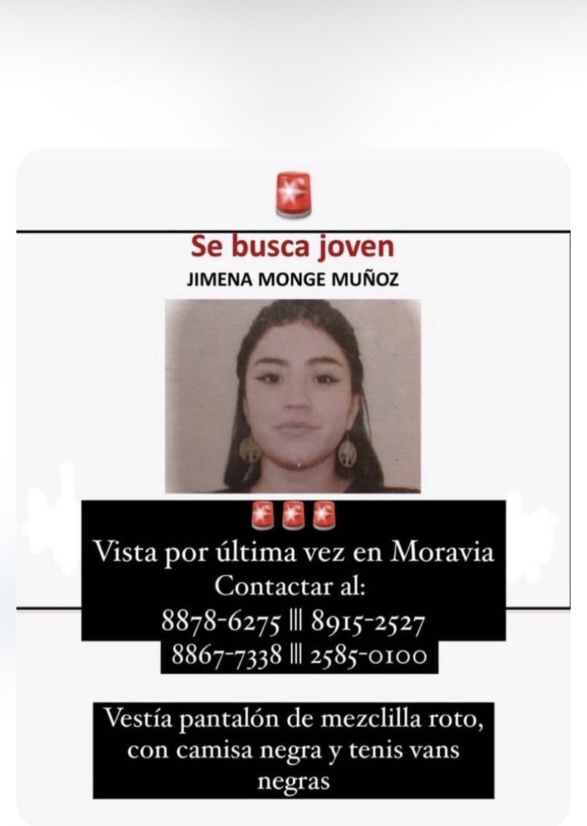 Mi hija me cuenta que a una amiga ayer por el MegaSuper Moravia unos maes en un carro le gritaron un poco de vulgaridades,cuando ella grito de vuelta “que se callarán” se bajaron del carro y trataron de montarla, ella corrió y logro entrar a su casa cerca de ahi y ahora veo esto: