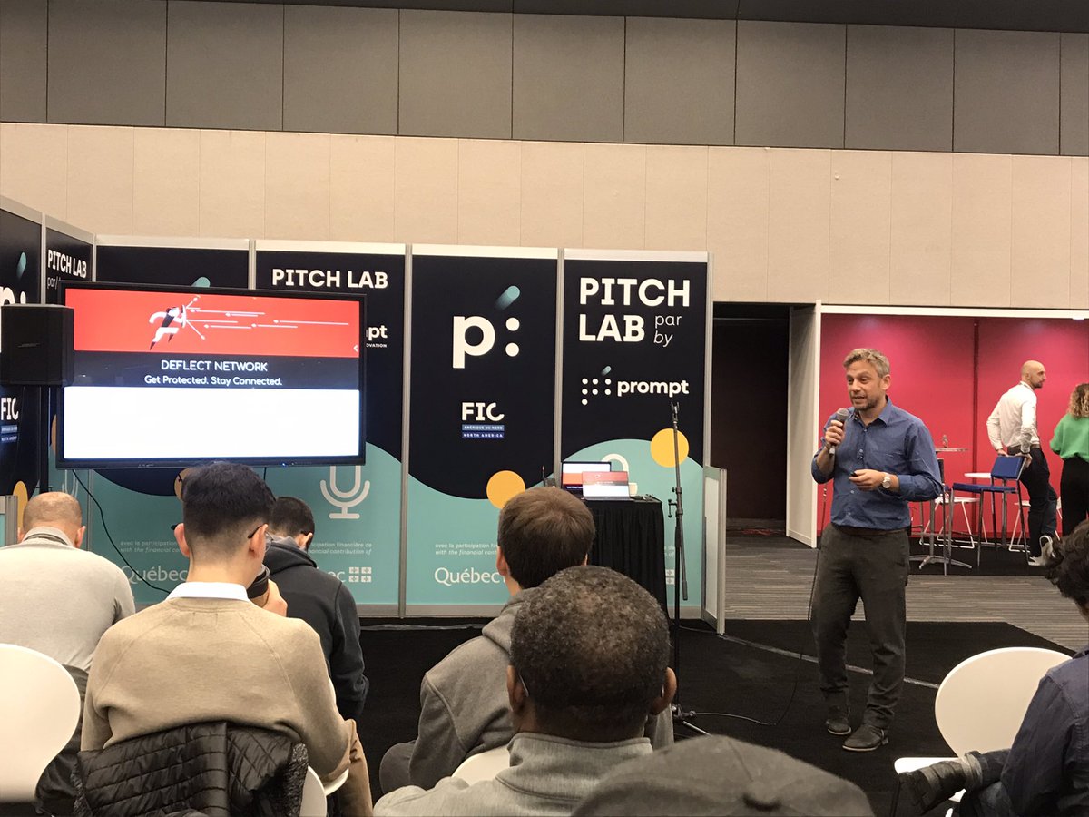 mbinzolambert's tweet photo. Dmitri Vitaliev presenting @deflectca at #FICNA2022 https://t.co/lgOODgJZBC