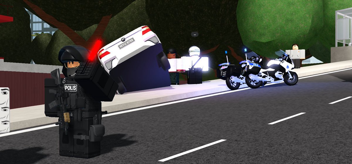 Average traffic stop in bandar