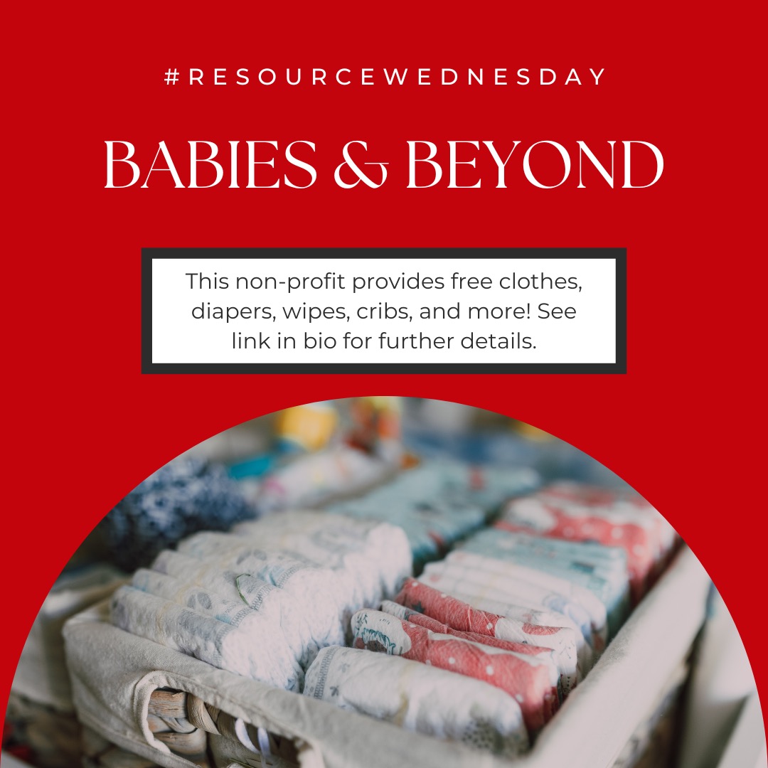 Babies &amp; Beyond is an organization that provides diapers, donated baby items, brand-new Pack n' Plays, Welcome Baby care packages, and pregnancy/parenting classes, free of charge, to families in need. Register for services today! babiesandbeyondwi.org/care/ #ResourceWednesday