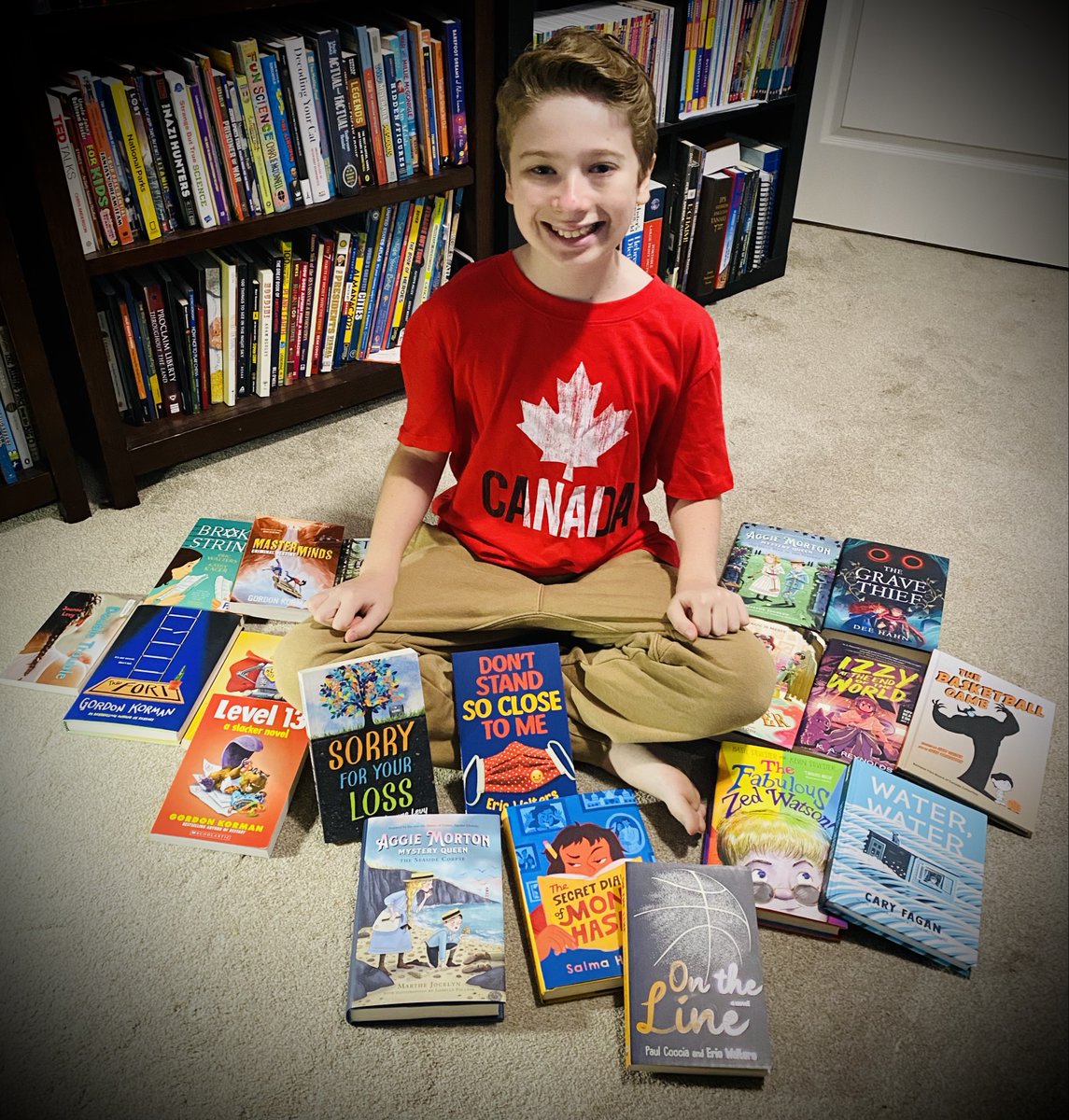Happy #IReadCanadianDay! Many of my all-time favorite #authors & #books are #Canadian! Why do #IReadCanadian? Well, the #stories are awesome & meaningful, they shine a light on important #MG issues & because the #writers are so incredibly kind! What are you #reading today? I ❤️🇨🇦