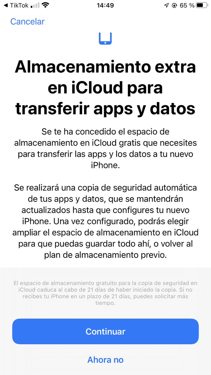 hoy se supone q me han mandado mi movil nuevo desde apple, pues mi movil me ha mandado una notificacion DESDE AJUSTES… Y NISIQUIERA ME HA LLEGADO SIMPLEMENTE HA SALIDO D APPLE YA yo flipo cn la tecnologia