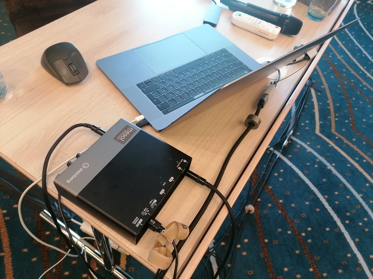 Just the last checks before the Hybrid event <a href="/isc2ch2/">ISC2 Chapter Switzerland</a> in #Zurich!

#cybersecurity #events #infosecurity