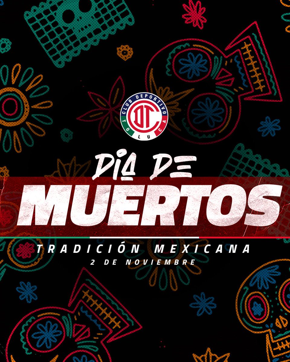 TolucaFC's tweet photo. 🕯👹🕯| 2 de Noviembre 

¡Por quienes viven en nuestra mente y nuestros corazones 🪦💭❤️

#TuMismaSangre | #DiadeMuertos2022 https://t.co/0z4rbDO4tt