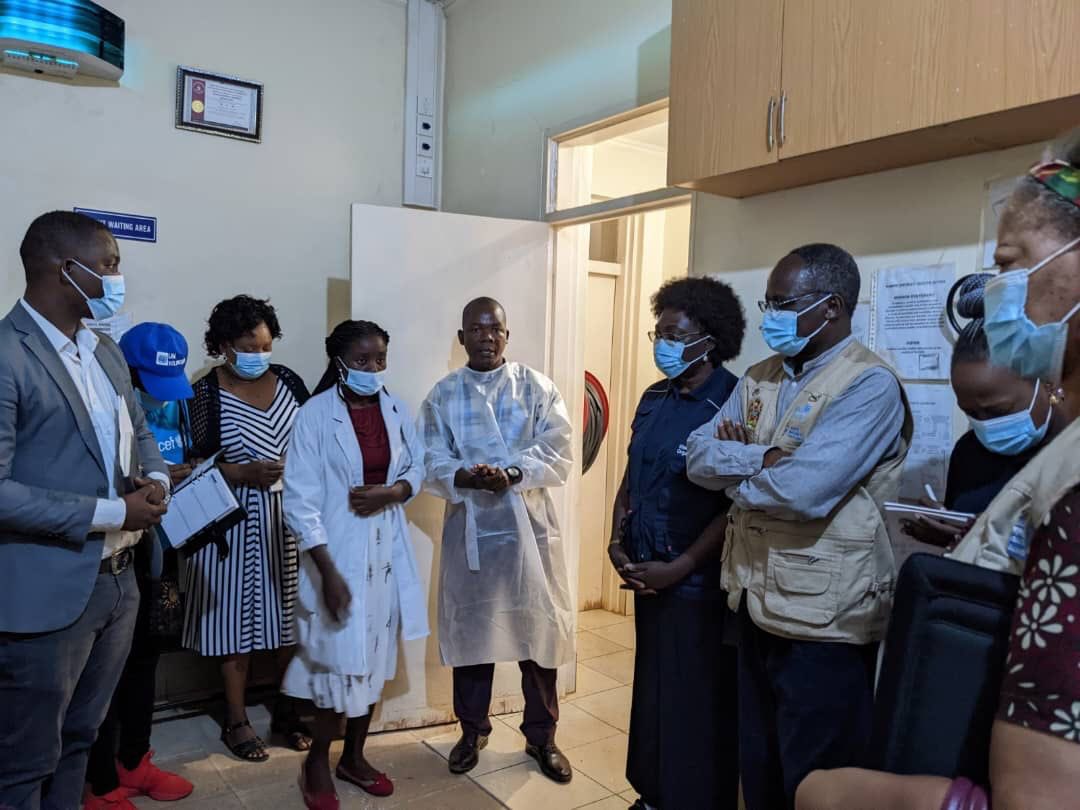 UNICEFMalawi's tweet photo. Together with partners, we are at Rumphi district hospital, to understand how #UmoyoWathu (UN Joint Programme) is supporting district health systems to improve the lives of mothers and babies. 

#ForEveryChild, #health system strengthening https://t.co/7wHthaFwSh