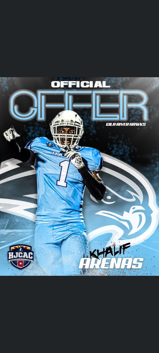 Khalif I. Arenas (@arenaskhalif) on Twitter photo #AGTG After a great conversation with <a href="/Mikedeesel/">Coach Denney</a> I have been blessed with an offer from <a href="/GilaRiverHawks/">Gila River Football</a> to further my athletic and academic career
<a href="/Angrybirdfb/">Aaron Ocampo</a> <a href="/PrepRedzoneNM/">Prep Redzone New Mexico</a> <a href="/NMrecruits/">NM Athletes</a> #AGTG After a great conversation with <a href="/Mikedeesel/">Coach Denney</a> I have been blessed with an offer from <a href="/GilaRiverHawks/">Gila River Football</a> to further my athletic and academic career
<a href="/Angrybirdfb/">Aaron Ocampo</a> <a href="/PrepRedzoneNM/">Prep Redzone New Mexico</a> <a href="/NMrecruits/">NM Athletes</a>