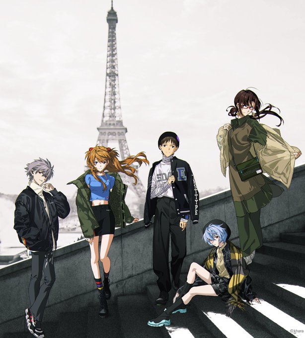 綾波レイ ,碇シンジ(エヴァンゲリオン) ,真希波・マリ・イラストリアス