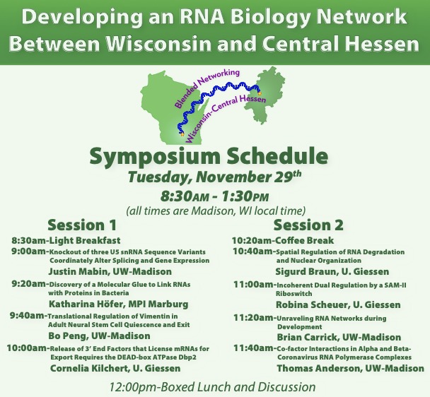 Just a little over 3 weeks until our RNA Symposium featuring @bobopenguin21 @mabin_justin @bhcarrick @tommy_anderson2 and guests from @kilchertlab @HoeferLab @RTG2355 @BiochemieJ