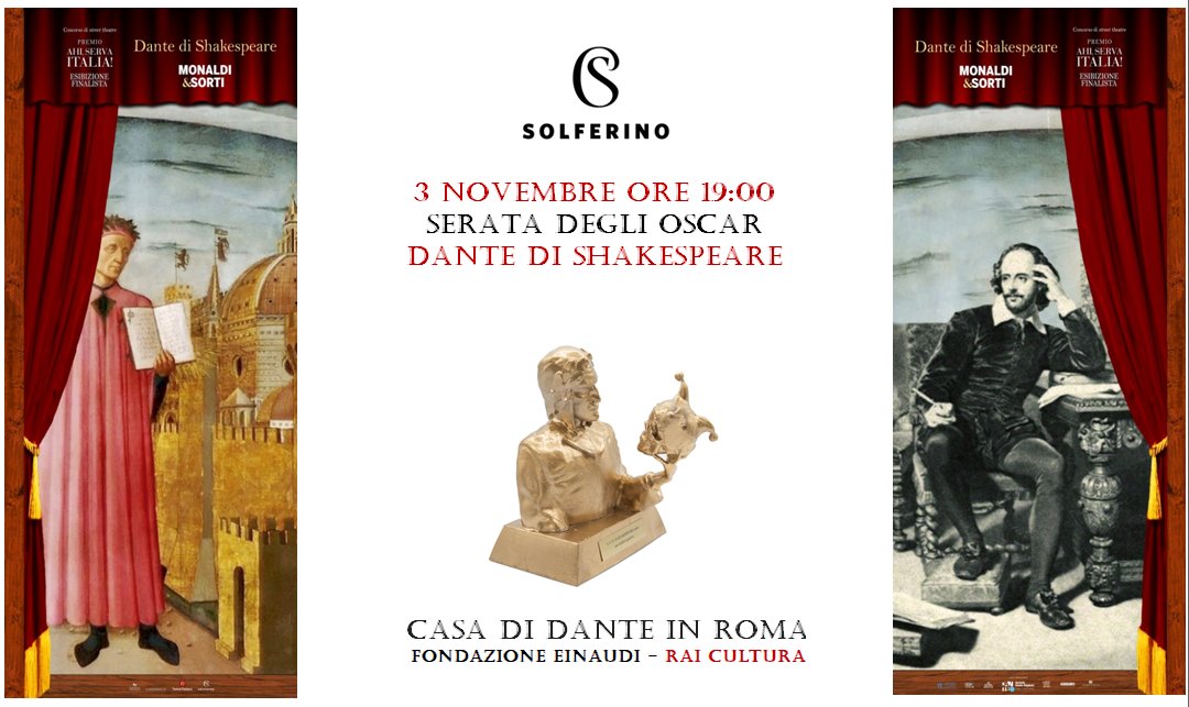 🎭📆Domani alle ore 19.00 si terrà la cerimonia di premiazione del concorso di street theatre "Ahi, Serva Italia!", basato sull'omonimo romanzo di <a href="/MonaldieSorti/">Monaldi&Sorti</a>. L'evento potrà essere seguito in diretta sui canali Youtube e Facebook della Fondazione Luigi Einaudi <a href="/fleinaudi/">Fondazione Luigi Einaudi</a>.