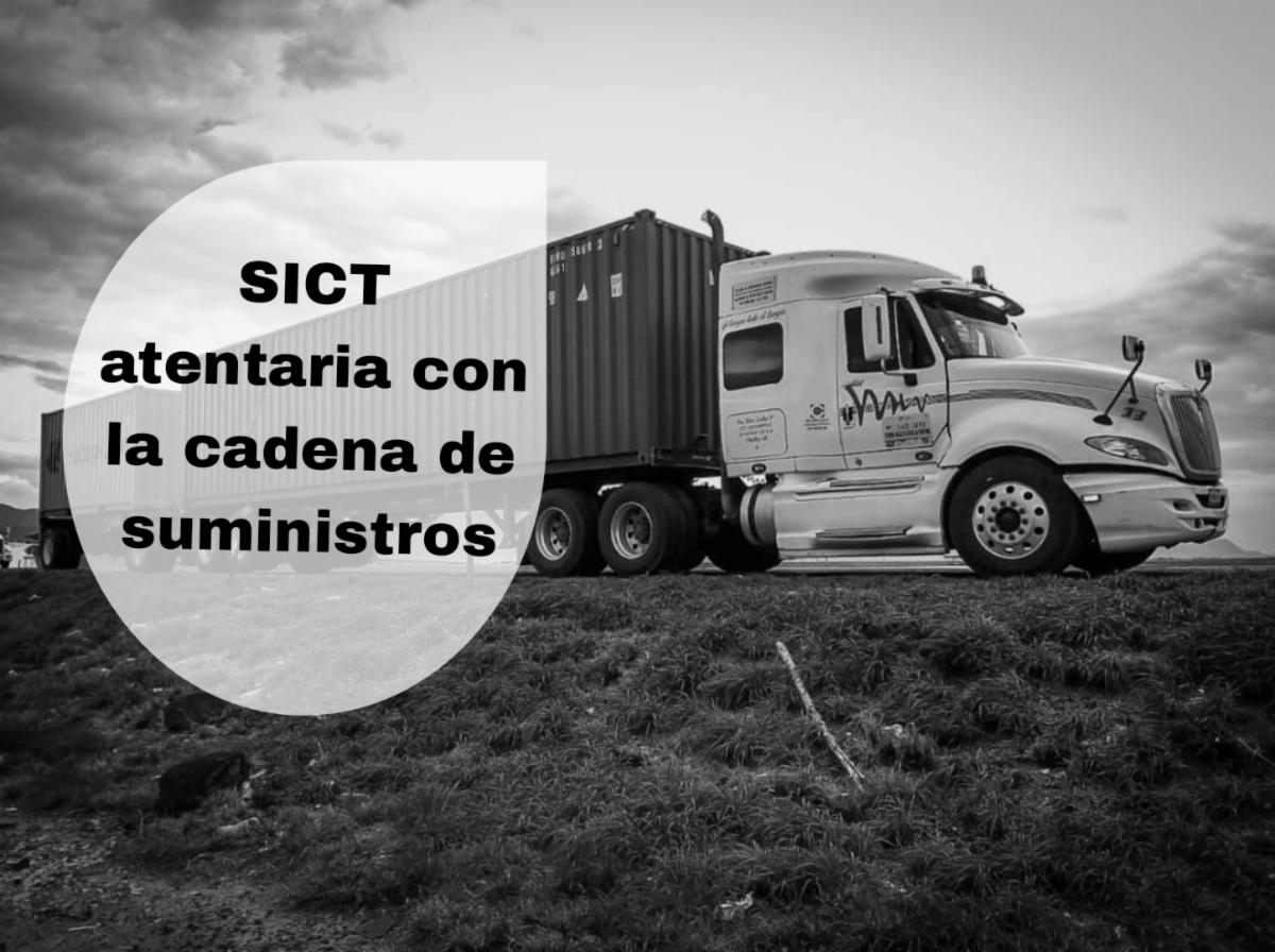 UTCM_'s tweet photo. ATENTARIA LA SICT con la cadena de suministro,  si suspende trámites en tan prolongado tiempo 

https://t.co/6tfTlrrtq9 https://t.co/pXzykKu6Li