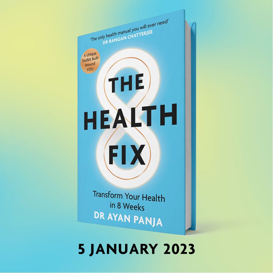 Really excited to be announcing my forthcoming book which is due out in Jan 2023. 🎉 Thanks to all those who have supported me along the way. Pre-order now: amazon.co.uk/Health-Fix-Tra…