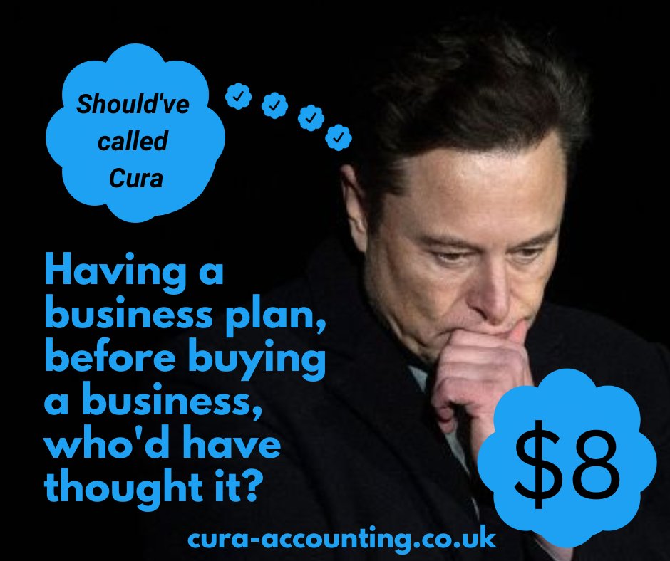 Hey <a href="/elonmusk/">Elon Musk</a>, contact Cura Accounting before you spend $44bn again 🤦🏻‍♀️

#elonmusk #badge #verified #bluetick