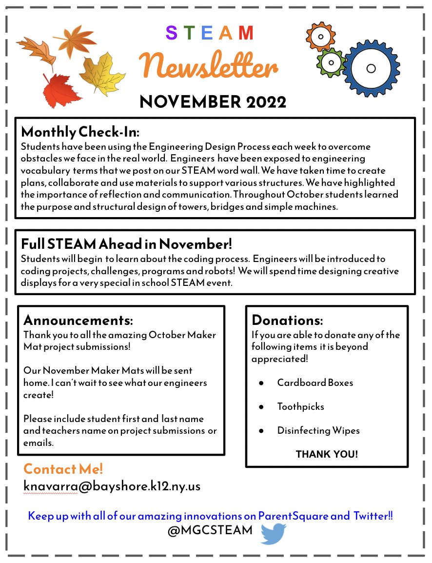 Mary G. Clarkson STEAM tweet media