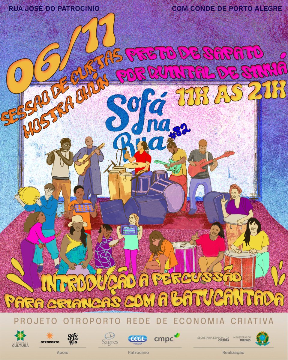 Quero saber se o pessoal ta firme e forte pra mais um sofá?

Recém tivemos um mas quem ama um sofazinho tá sempre se fazendo presente! E olha que edição, gentes!

Dia 06 a partir das 11h no mesmo batlocal de sempre <3