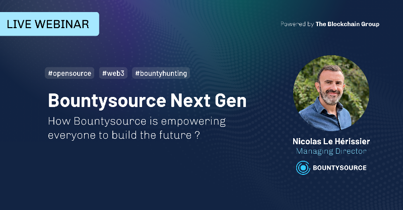 Bountysource's tweet photo. Hello Bounty Hunters!

Thanks to all the people who were present to our webinar last week. 💪
You can watch or rewatch it right now 😉

Good viewing! 😇